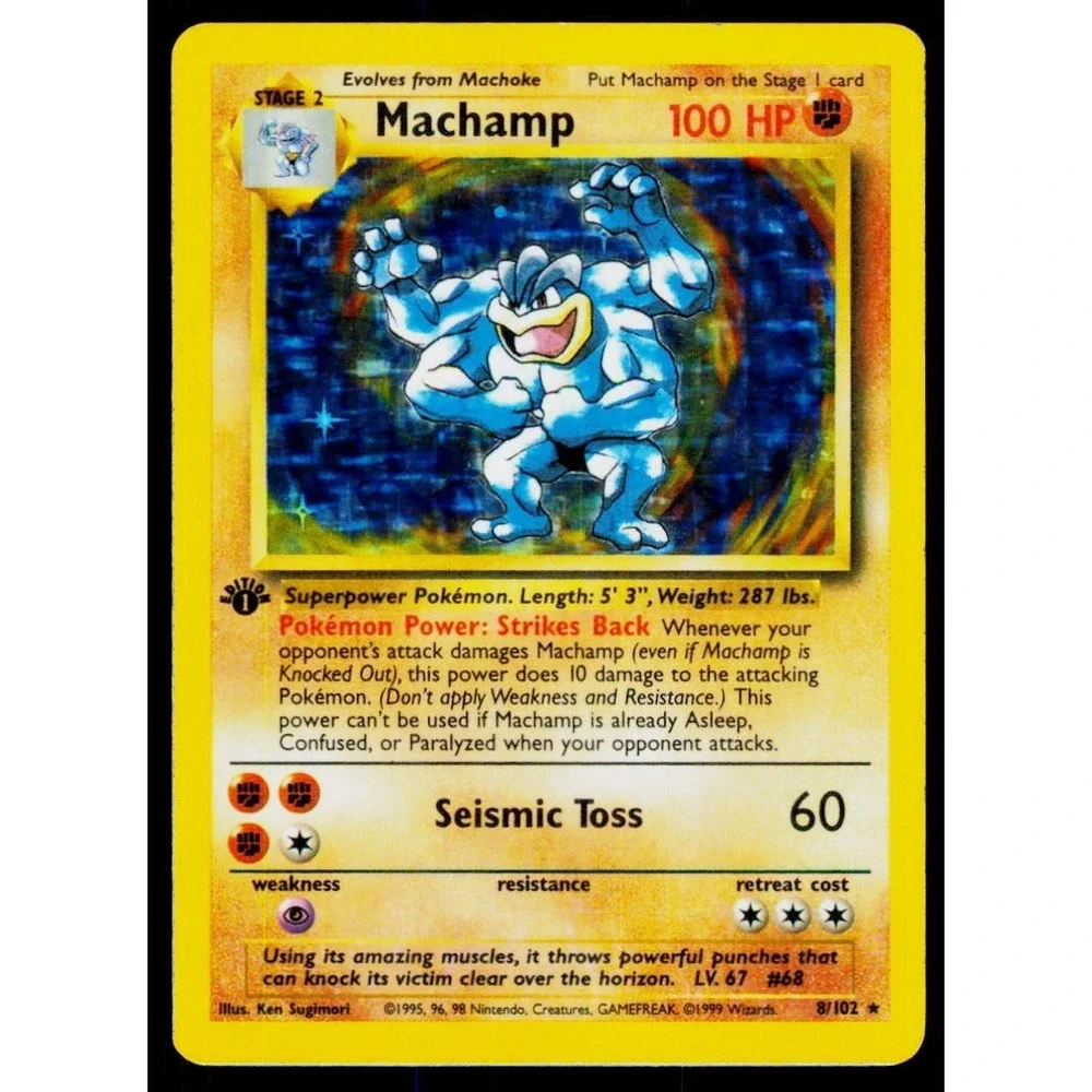 Machamp - 8/102 Holo Rare Deck Exclusives 008/102 MP
